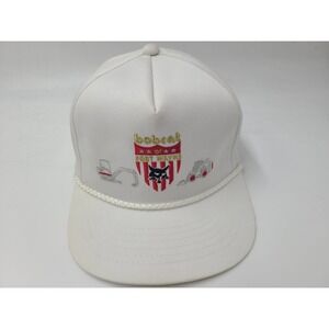 Vintage Bobcat Equipment Fort Wayne Indiana Rope Snapback Hat Cap Construction